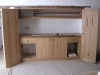 Oak side kitchen