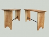 Ash and Steel side table